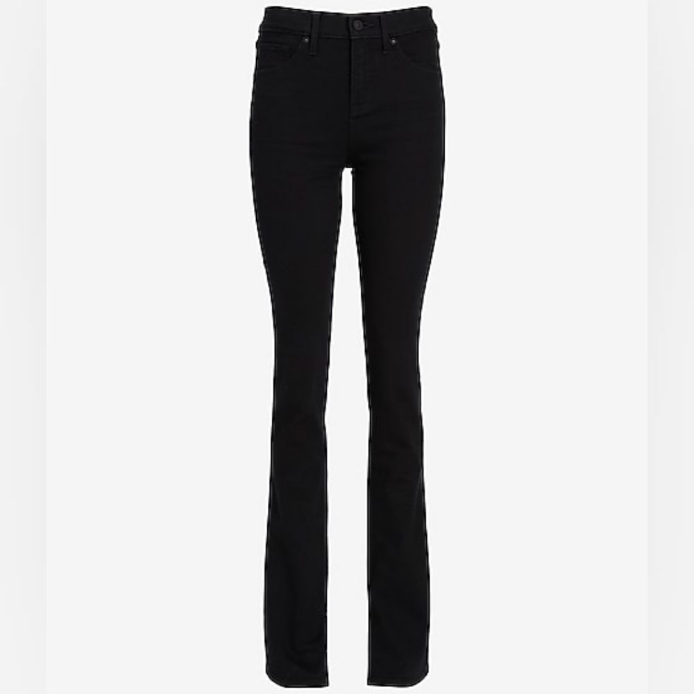EXPRESS: Mid Rise Skyscraper Jeans - Picture 6 of 9